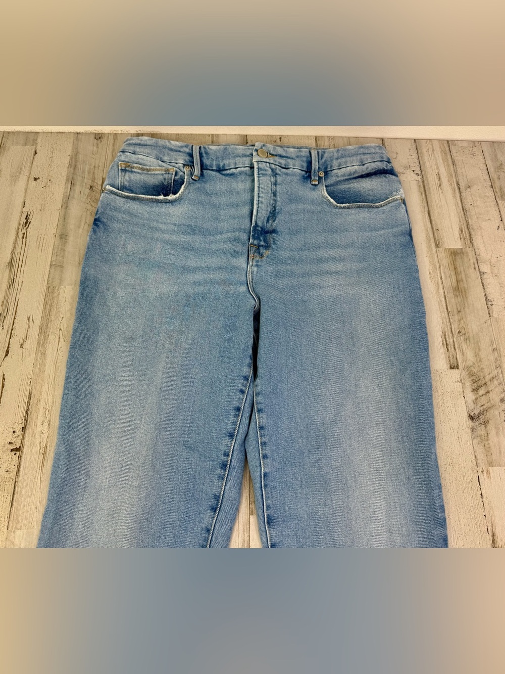 Good American Womens 14/32 (33x33) Jeans Straight Leg High Rise Denim - Picture 2 of 12